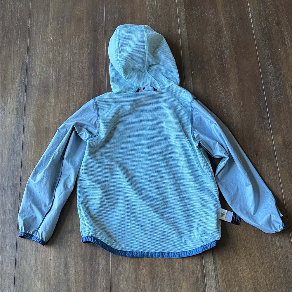 Sz 6 Gender Neutral The North Face Shady Blue Moon Windwall Hooded Windbreaker - Picture 8 of 9